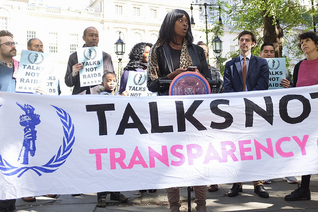 Transparency on M.A.R.C.H #TalksNotRaids