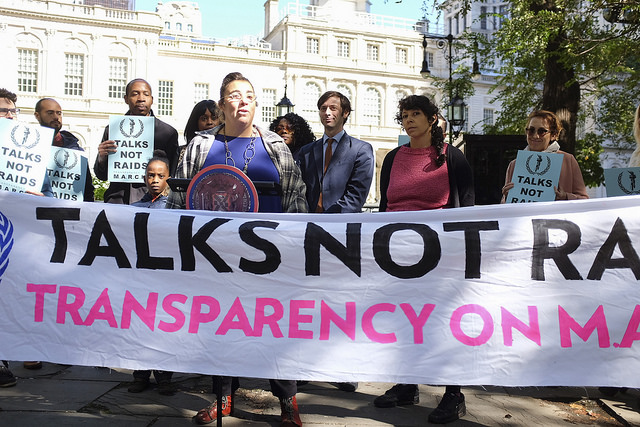 Transparency on M.A.R.C.H #TalksNotRaids