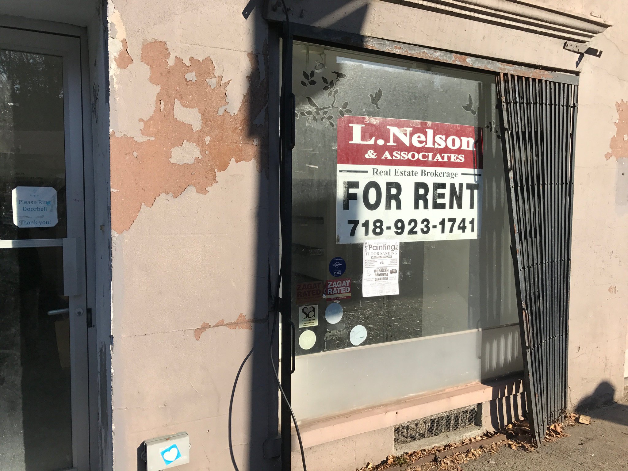 Vacant Storefronts in NYC